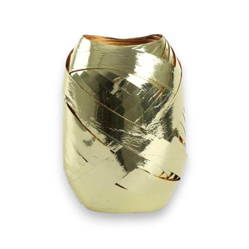 Picture of CURLING RIBBON METALLIC LIGHT GOLD 10MMX20M
